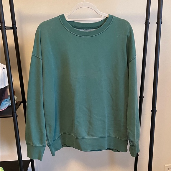 American Eagle Green sweatshirt - Picture 1 of 7